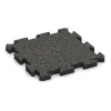 Pool Decking Tile von WARCO im Farbdesign Dark Grey Granite mit den Abmessungen 500 x 500 x 40 mm. Produktfoto von Artikel 2918 in der Aufsicht von schräg vorne.