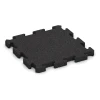 Interlocking playground safety tile von WARCO im Farbdesign Anthracite mit den Abmessungen 50 x 50 x 4 cm | 0,25 m². Produktfoto von Artikel 2960 in der Aufsicht von schräg vorne.