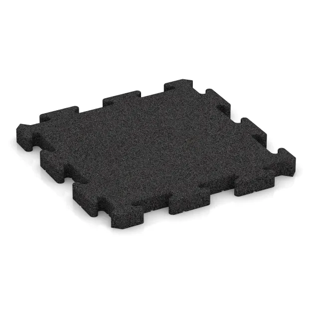 Outdoor click tile von WARCO im Farbdesign Anthracite mit den Abmessungen 500 x 500 x 40 mm. Produktfoto von Artikel 2966 in der Aufsicht von schräg vorne.