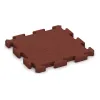 Paving slab von WARCO im Farbdesign Brick red mit den Abmessungen 500 x 500 x 40 mm. Produktfoto von Artikel 2979 in der Aufsicht von schräg vorne.