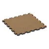 Fitness Floor Protection Mat HD von WARCO im Farbdesign Rattan Lounge mit den Abmessungen 1000 x 1000 x 40 mm. Produktfoto von Artikel 3419 in der Aufsicht von schräg vorne.