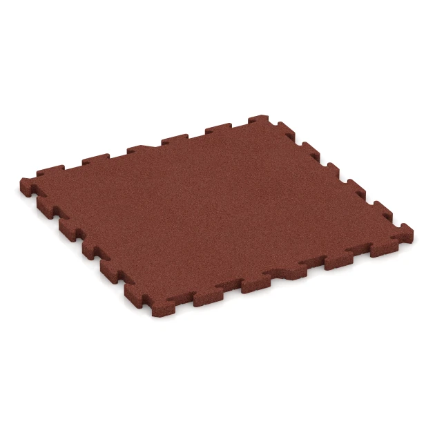 Outdoor Event Click Tile von WARCO im Farbdesign Brick red mit den Abmessungen 100 x 100 x 4 cm | 1,00 m². Produktfoto von Artikel 6080 in der Aufsicht von schräg vorne.