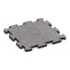 Rubber sports surface HD von WARCO im Farbdesign Grey Melange mit den Abmessungen 500 x 500 x 30 mm. Produktfoto von Artikel 4544 in der Aufsicht von schräg vorne.