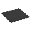 Playground flooring von WARCO im Farbdesign Anthracite mit den Abmessungen 100 x 100 x 3 cm | 1,00 m². Produktfoto von Artikel 3324 in der Aufsicht von schräg vorne.