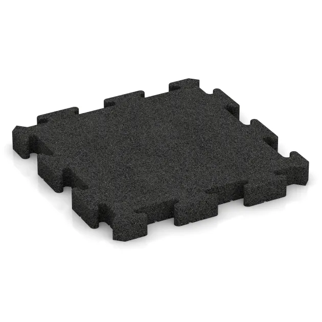 Paddock mat von WARCO im Farbdesign Anthracite mit den Abmessungen 500 x 500 x 50 mm. Produktfoto von Artikel 4085 in der Aufsicht von schräg vorne.