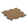 Balcony tile 1.8 cm – weatherproof von WARCO im Farbdesign Rattan Lounge mit den Abmessungen 500 x 500 x 18 mm. Produktfoto von Artikel 0043 in der Aufsicht von schräg vorne.