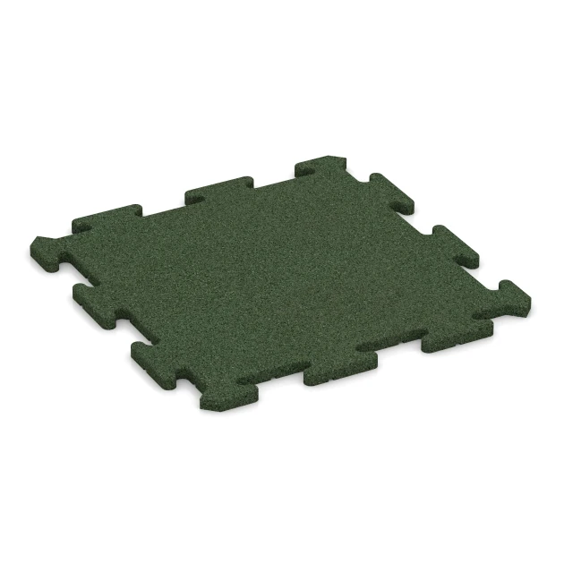 Indoor click tile von WARCO im Farbdesign Grass green mit den Abmessungen 50 x 50 x 1,8 cm | 0,25 m². Produktfoto von Artikel 5687 in der Aufsicht von schräg vorne.