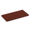  von WARCO im Farbdesign Brick red mit den Abmessungen 100 x 50 x 4 cm. Produktfoto von Artikel 6647 in der Aufsicht von schräg vorne.