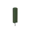 Rubber granulate palisade von WARCO im Farbdesign Grass Green mit den Abmessungen ø 250 x 800 mm. Produktfoto von Artikel 2564 in der Aufsicht von schräg vorne.