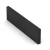 Rubber kerbstone (Deep kerbstone) von WARCO im Farbdesign Anthracite mit den Abmessungen 1000 x 250 x 50 mm. Produktfoto von Artikel 2596 in der Aufsicht von schräg vorne.