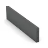 Rubber kerbstone (Deep kerbstone) von WARCO im Farbdesign Slate grey mit den Abmessungen 1000 x 250 x 50 mm. Produktfoto von Artikel 2595 in der Aufsicht von schräg vorne.