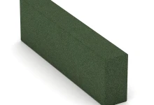 Rubber granulate block step