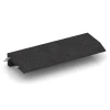 Rubber Edge Liner von WARCO im Farbdesign Anthracite mit den Abmessungen 100 x 40 cm | 4,5/14,5 cm. Produktfoto von Artikel 2607 in der Aufsicht von schräg vorne.