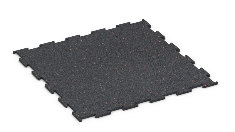 Lightly speckled red