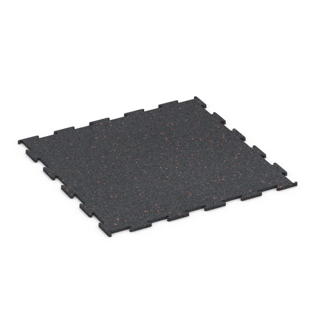 Fitness Floor Compact von WARCO im Farbdesign Light Red Speckled mit den Abmessungen 50 × 50 × 0,8 cm. Produktfoto von Artikel 6456 in der Aufsicht von schräg vorne.