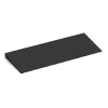 Threshold ramp 75 cm von WARCO im Farbdesign Anthracite mit den Abmessungen 75 x 30 cm | 8 < 40 mm. Produktfoto von Artikel 2428 in der Aufsicht von schräg vorne.