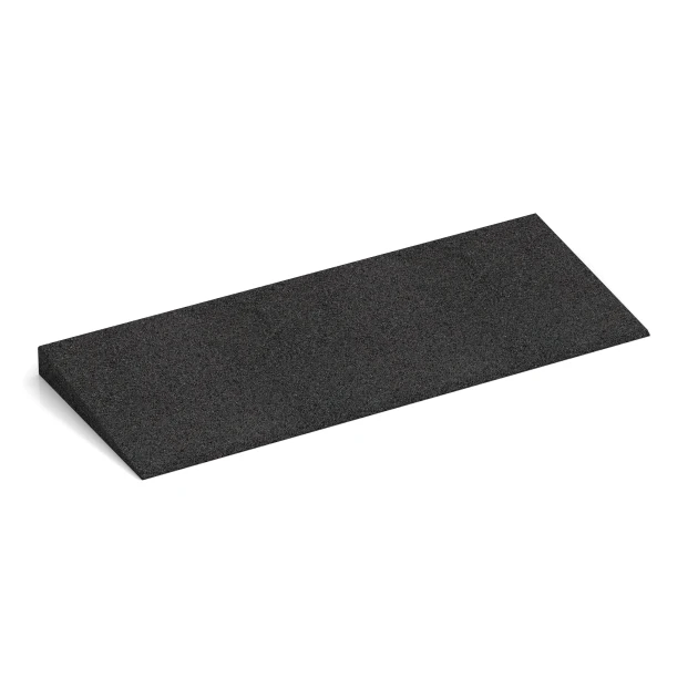 Transition ramp 75 cm von WARCO im Farbdesign Anthracite mit den Abmessungen 75 x 30 cm | 8 < 45 mm. Produktfoto von Artikel 2468 in der Aufsicht von schräg vorne.