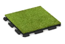 Artificial grass decking tile 3 or 4 cm