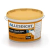 ALLESDICHT – Waterproofing Coating von WARCO im Farbdesign Black mit den Abmessungen 11 kg | 3,3 m². Produktfoto von Artikel 0028 in der Aufsicht von schräg vorne.