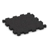 Deck tile von WARCO im Farbdesign Anthracite mit den Abmessungen 30,6 x 30,6 x 2 cm | 0,094 m². Produktfoto von Artikel 3741 in der Aufsicht von schräg vorne.