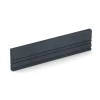 Rubber Kerb von WARCO im Farbdesign Slate grey mit den Abmessungen 100 × 5 × 25 cm. Produktfoto von Artikel 6213 in der Aufsicht von schräg vorne.