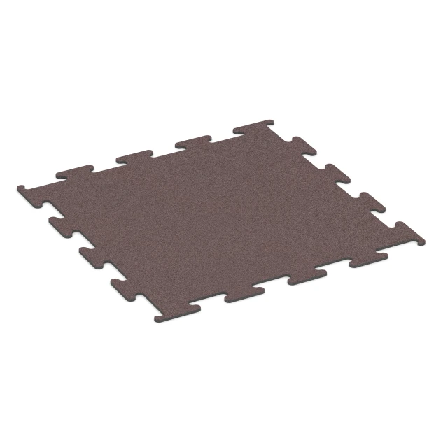 Fitness Performance Elite Training Floor von WARCO im Farbdesign Mineral Red mit den Abmessungen 100 x 100 x 1 cm | 1,00 m². Produktfoto von Artikel 6145 in der Aufsicht von schräg vorne.