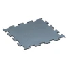Fitness Performance Elite Rubber Gym Flooring von WARCO im Farbdesign Aged silver mit den Abmessungen 100 x 100 x 1,5 cm | 1,00 m². Produktfoto von Artikel 6160 in der Aufsicht von schräg vorne.