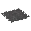 Fitness Performance Elite Training Floor von WARCO im Farbdesign Light Grey Speckled mit den Abmessungen 100 x 100 x 1,5 cm | 1,00 m². Produktfoto von Artikel 3777 in der Aufsicht von schräg vorne.