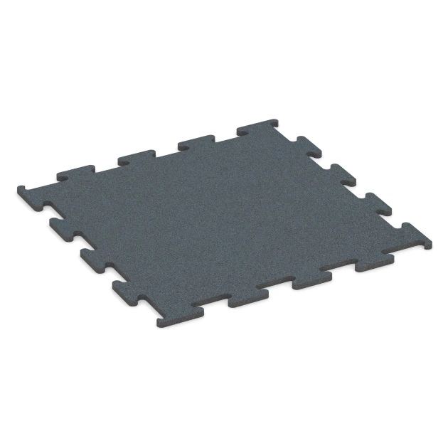 Fitness Performance Elite Rubber Gym Flooring von WARCO im Farbdesign Fern green mit den Abmessungen 100 x 100 x 2 cm | 1,00 m². Produktfoto von Artikel 6161 in der Aufsicht von schräg vorne.