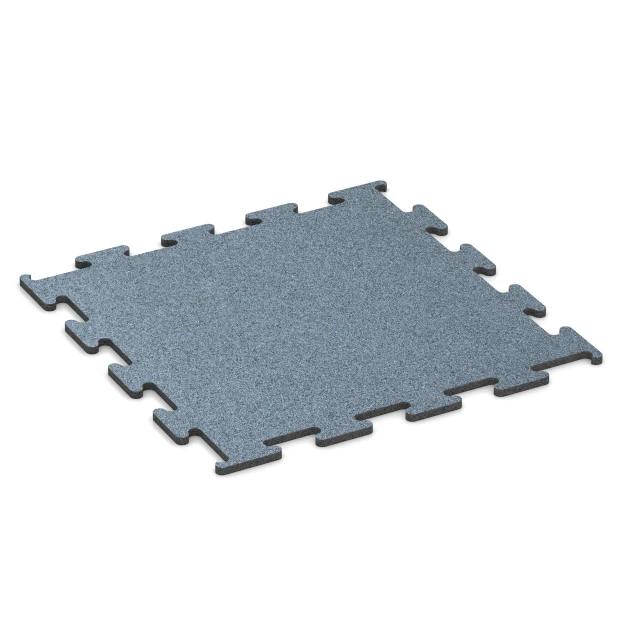 Fitness Performance Elite Training Floor von WARCO im Farbdesign Aged silver mit den Abmessungen 50 x 50 x 1 cm | 0,25 m². Produktfoto von Artikel 6164 in der Aufsicht von schräg vorne.