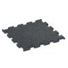 Fitness Performance Elite Rubber Gym Flooring von WARCO im Farbdesign Lightly speckled blue mit den Abmessungen 50 x 50 x 1,5 cm | 0,25 m². Produktfoto von Artikel 3770 in der Aufsicht von schräg vorne.