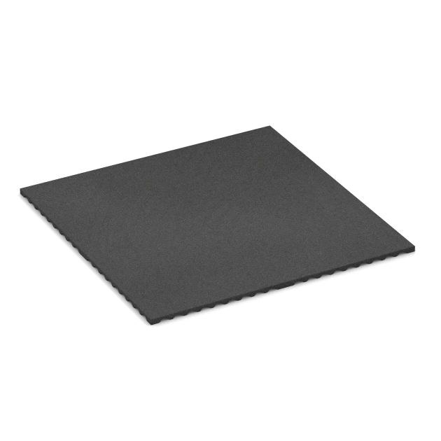 Fitness Performance Impact Training Floor von WARCO im Farbdesign Anthracite mit den Abmessungen 100 × 100 × 2 cm. Produktfoto von Artikel 3783 in der Aufsicht von schräg vorne.