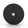 Bumper Plate Slim von WARCO im Farbdesign Anthracite mit den Abmessungen 15 kg | ø 45,4 x 5,85 cm. Produktfoto von Artikel 6088 in der Aufsicht von schräg vorne.
