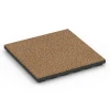 Playground safety tile – CFH 120 cm von WARCO im Farbdesign Terracotta mit den Abmessungen 50 x 50 x 4 cm | 0,25 m². Produktfoto von Artikel 6425 in der Aufsicht von schräg vorne.