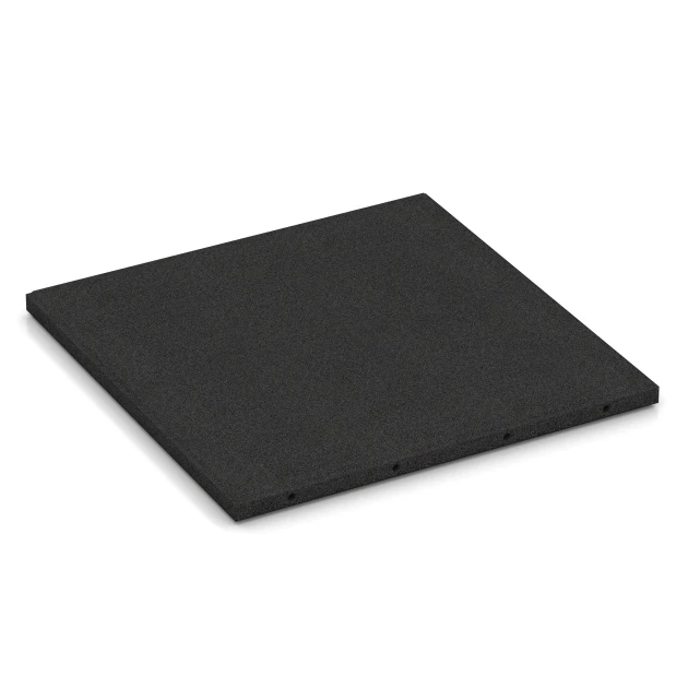 Rubber Kennel Mat von WARCO im Farbdesign Anthracite mit den Abmessungen 50 x 50 x 3 cm | 0,25 m². Produktfoto von Artikel 6182 in der Aufsicht von schräg vorne.