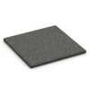 EPDM Playground Safety Tile – 90 cm von WARCO im Farbdesign Dark grey granite mit den Abmessungen 50 x 50 x 3 cm | 0,25 m². Produktfoto von Artikel 6413 in der Aufsicht von schräg vorne.