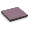 EPDM Playground Safety Tile – 210 cm von WARCO im Farbdesign Lavender mit den Abmessungen 50 x 50 x 7 cm | 0,25 m². Produktfoto von Artikel 6445 in der Aufsicht von schräg vorne.