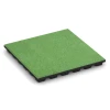 Playground Safety Tile – 170 cm von WARCO im Farbdesign Linden green mit den Abmessungen 50 x 50 x 4,8 cm | 0,25 m². Produktfoto von Artikel 6137 in der Aufsicht von schräg vorne.