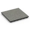 EPDM Playground Safety Tile – 160 cm von WARCO im Farbdesign Grey granite mit den Abmessungen 50 x 50 x 4,8 cm | 0,25 m². Produktfoto von Artikel 6432 in der Aufsicht von schräg vorne.