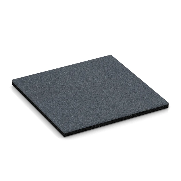 Playground Safety Tile – 110 cm von WARCO im Farbdesign Slate grey mit den Abmessungen 50 x 50 x 3 cm. Produktfoto von Artikel 6245 in der Aufsicht von schräg vorne.