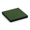 Playground Safety Tile – 180 cm von WARCO im Farbdesign Grass green mit den Abmessungen 50 x 50 x 6 cm. Produktfoto von Artikel 6267 in der Aufsicht von schräg vorne.