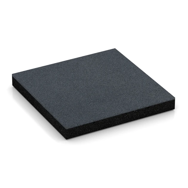 Playground safety tile – 180 cm von WARCO im Farbdesign Slate grey mit den Abmessungen 50 x 50 x 6 cm. Produktfoto von Artikel 6269 in der Aufsicht von schräg vorne.