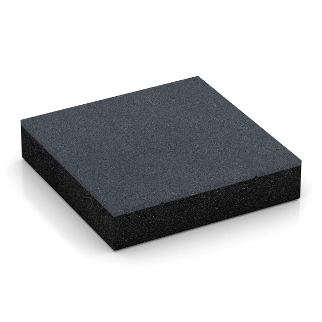 Playground Safety Tile – 300 cm von WARCO im Farbdesign Slate grey mit den Abmessungen 50 x 50 x 11 cm. Produktfoto von Artikel 6281 in der Aufsicht von schräg vorne.