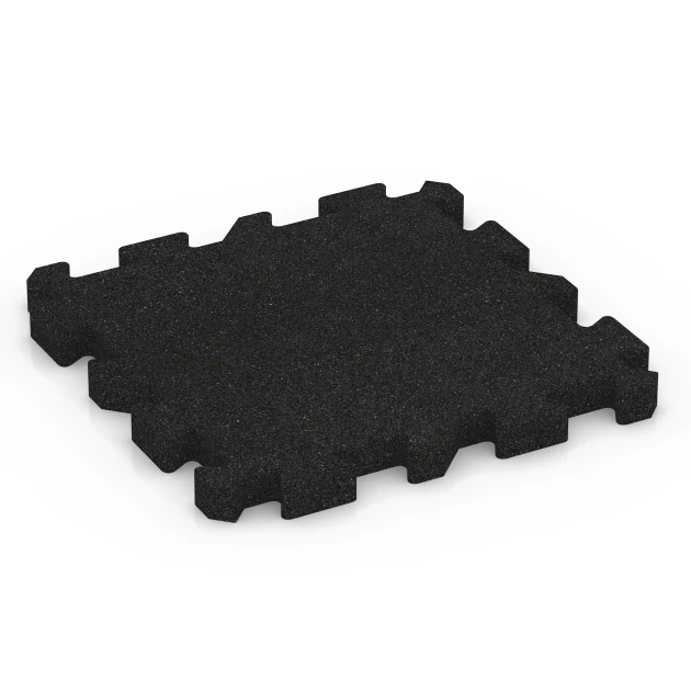 Dog kennel flooring von WARCO im Farbdesign Anthracite mit den Abmessungen 50 x 50 x 4 cm | 0,25 m². Produktfoto von Artikel 6623 in der Aufsicht von schräg vorne.