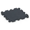 Interlocking playground safety tile von WARCO im Farbdesign Slate grey mit den Abmessungen 50 x 50 x 3 cm | 0,25 m². Produktfoto von Artikel 6318 in der Aufsicht von schräg vorne.