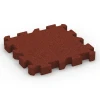 Playground Safety Tile – 220 cm von WARCO im Farbdesign Brick red mit den Abmessungen 50 x 50 x 6 cm | 0,25 m². Produktfoto von Artikel 6406 in der Aufsicht von schräg vorne.
