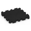 Interlocking playground safety tile von WARCO im Farbdesign Anthracite mit den Abmessungen 50 x 50 x 5 cm | 0,25 m². Produktfoto von Artikel 6305 in der Aufsicht von schräg vorne.