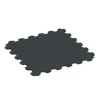 Rubber Dog Floor Mat von WARCO im Farbdesign Anthracite mit den Abmessungen 102,5 x 102,5 x 1,5 cm | 1,05 m². Produktfoto von Artikel 7086 in der Aufsicht von schräg vorne.