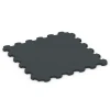 Fitness Floor Protection Mat von WARCO im Farbdesign Anthracite mit den Abmessungen 102,5 x 102,5 x 3 cm | 1,05 m². Produktfoto von Artikel 6322 in der Aufsicht von schräg vorne.