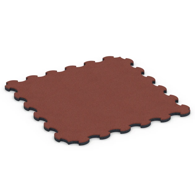  von WARCO im Farbdesign Brick red mit den Abmessungen 102,5 x 102,5 x 3 cm | 1,05 m². Produktfoto von Artikel 6392 in der Aufsicht von schräg vorne.